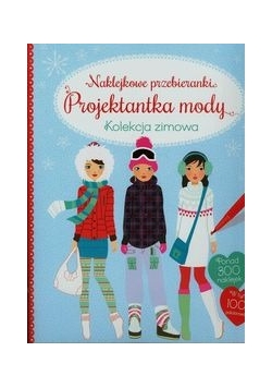 Naklejkowe przebieranki Projektantka mody Kolekcja zimowa