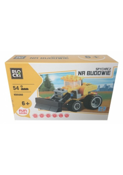 Klocki Blocki Na budowie spychacz 54 elementy