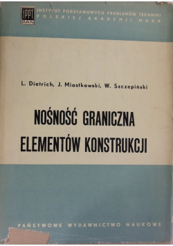Nowość graniczna elementów konstrukcyjnych
