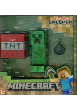 Minecraft Figurka Creeper + akcesoria
