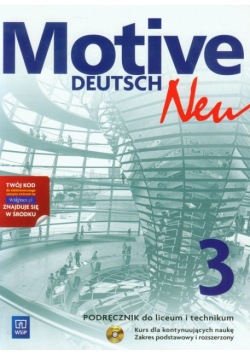 Motive Deutsch Neu 3 Podręcznik z płytą CD Zakres podstawowy i rozszerzony
