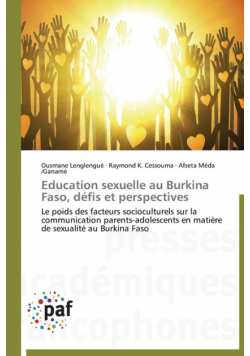 Education sexuelle au burkina faso, défis et perspectives