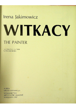 Witkacy The Painter