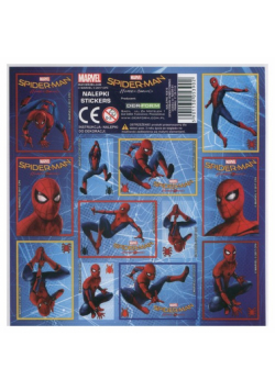 Nalepki Spider-Man 12 sztuk