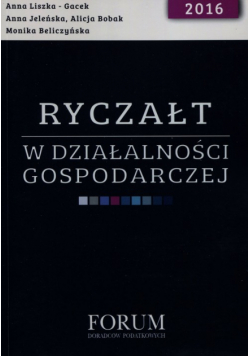 Ryczałt w działalności gospodarczej 2016