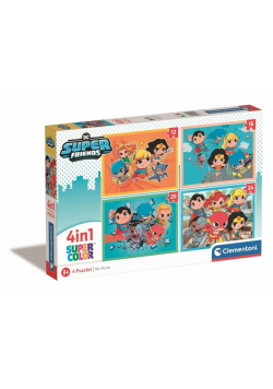 Puzzle 4w1 Super Kolor DC Superfriends