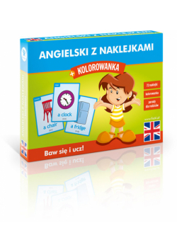 Angielski z naklejkami + kolorowanka