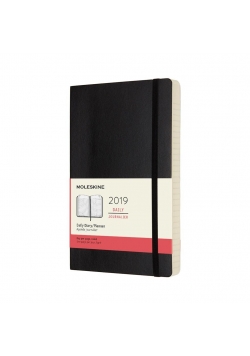 Kalendarz 2019 dzienny 12ML czarny