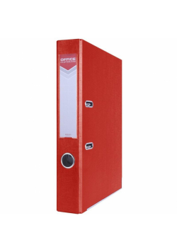 Segregator PP A4/55mm Officer z szyną Office Products czerwony
