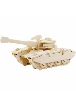 Puzzle drewniane 3D Czołg
