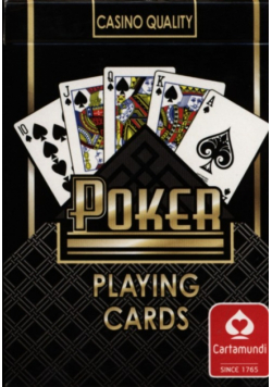 Cartamudi Poker czarny