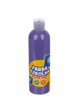 Farba szkolna naturalna tempera Astra 250 ml fioletowa