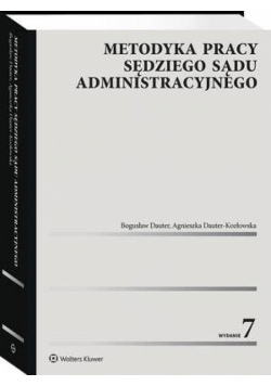 Metodyka pracy sędziego sądu administracyjnego