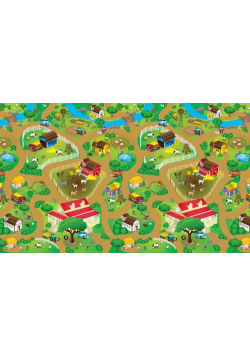 Mata materiałowa Farma 200x120 cm