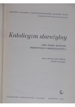 Katolicyzm starożytny