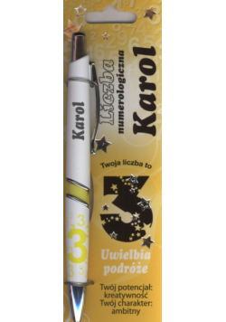 Długopis Numerologiczny - Karol 3