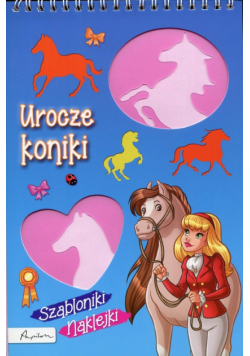 Urocze koniki Szabloniki naklejki
