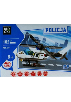 Klocki Blocki Policja 102 elementy
