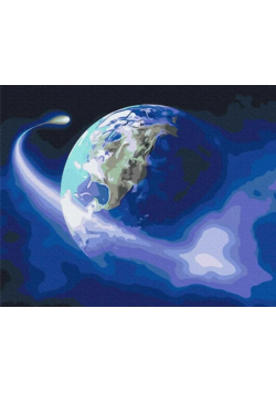Malowanie po numerach - Satelita 40x50cm