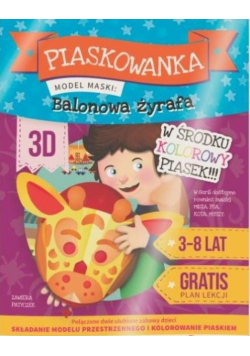Piaskowanka 3D - Balonowa żyrafa