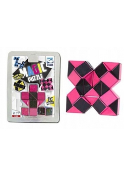 Clown Magic Puzzle magiczny wąż czerwony 24 el