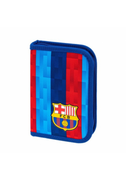 Piórnik pojedynczy dwuklapkowy bez wyposażenia FC BARCELONA, AC1