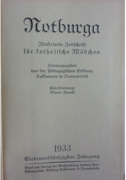 Notburga, 1933r.