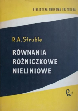 Równania różniczkowe nieliniowe