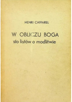 W obliczu Boga