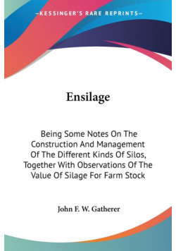 Ensilage