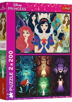 Puzzle 2x200 Czarujące księżniczki Disney Princess 13317