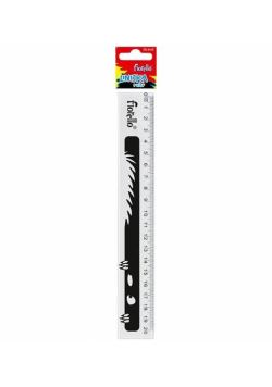 Linijka plastikowa 20cm FIORELLO