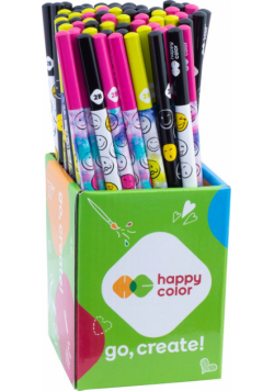Display Ołówek trójkątny Smile Happy Color 72 szt.