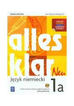 Alles klar Neu 1A. Podręcznik z płytą CD. Zakres podstawowy, WSiP