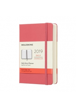 Kalendarz 2019 dzienny 12MP tw. daisy pink