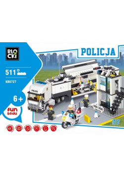 Klocki Blocki Policja Centrum dowodzenia 511 elementów
