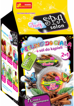 Peeling do ciała sól do kąpieli Kawa z cynamonem