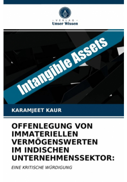 Offenlegung Von Immateriellen Vermögenswerten Im Indischen Unternehmenssektor