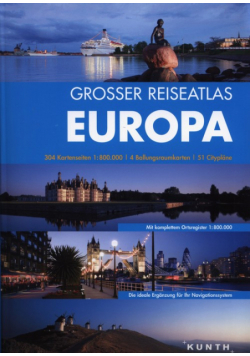 Grosser Reiseatlas Europa 1:800 000
