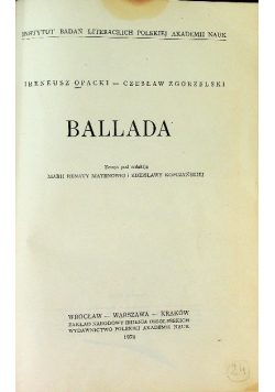 Ballada Tom VII