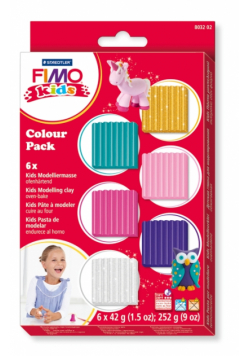 Zestaw Fimo Kids 42 g 6 kolorów Staedtler