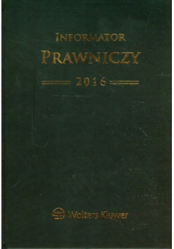 Informator Prawniczy 2016 A5 zielony