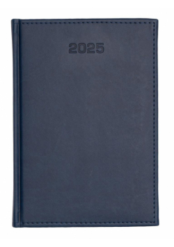 Kalendarz 2025 dzienny A4 Vivella granatowy