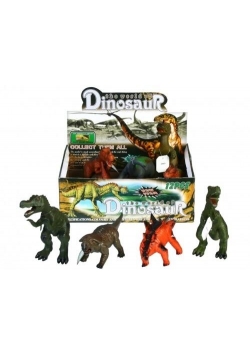Diznozaur gumowy 25cm mix