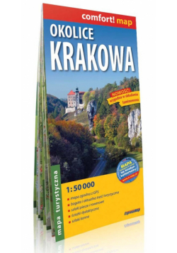 Okolice Krakowa mapa turystyczna 1:50 000