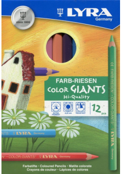 Lyra Kredki Color Giants 12 sztuk