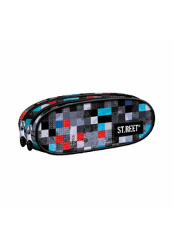 Piórnik saszetka dwukomorowa St.reet Pixels