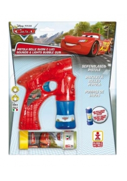 Pistolet do robienia baniek mydlanych duży Cars