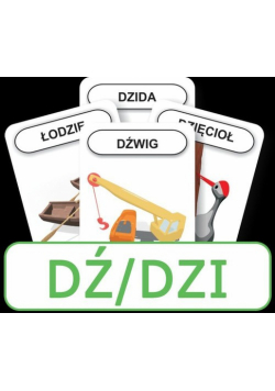 Karty Logopedyczny Piotruś Część XII - głoska DŹ/DZI