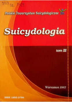 Suicydologia Tom III